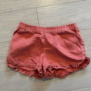 Cat & Jack pink ruffle shorts